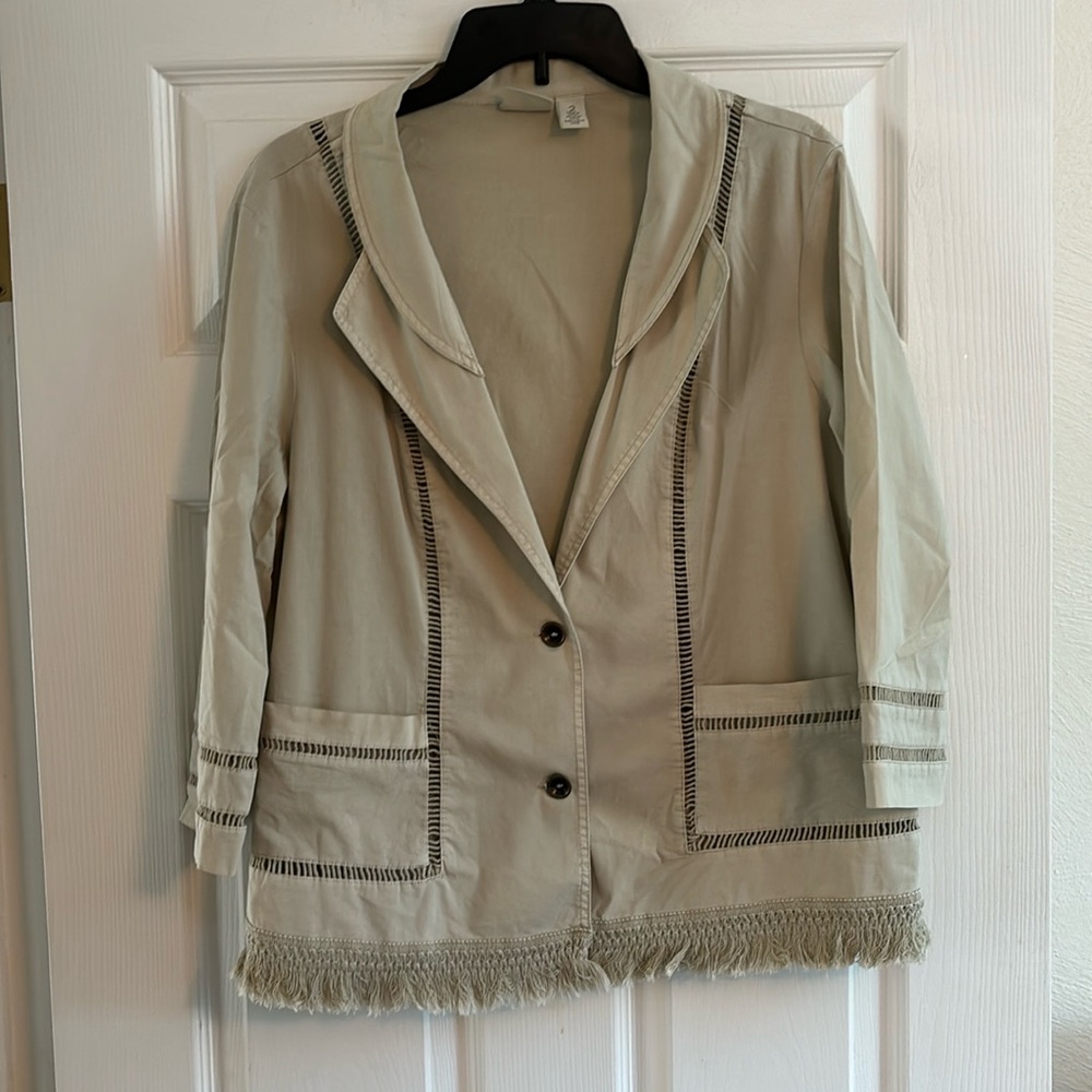 Chico’s lightweight jacket.